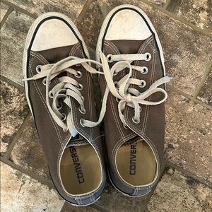 Converse Classic Gray Canvas Sneakers
